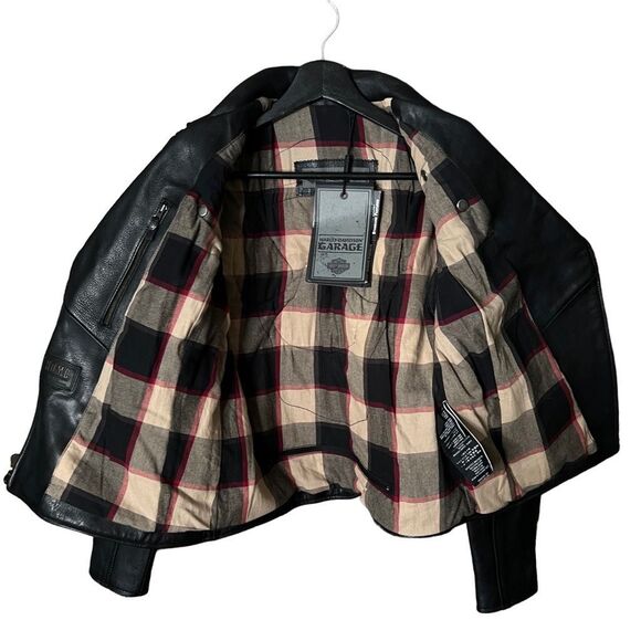 NWT Harley-Davidson Womens Leather Motorcycle Jacket Small - Picture 6 of 6